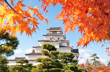 鶴ヶ城ライトアップ