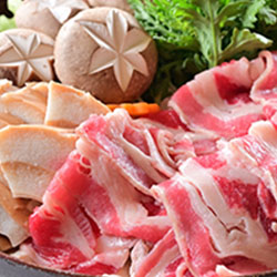 福島牛肉入りすき焼き風鍋