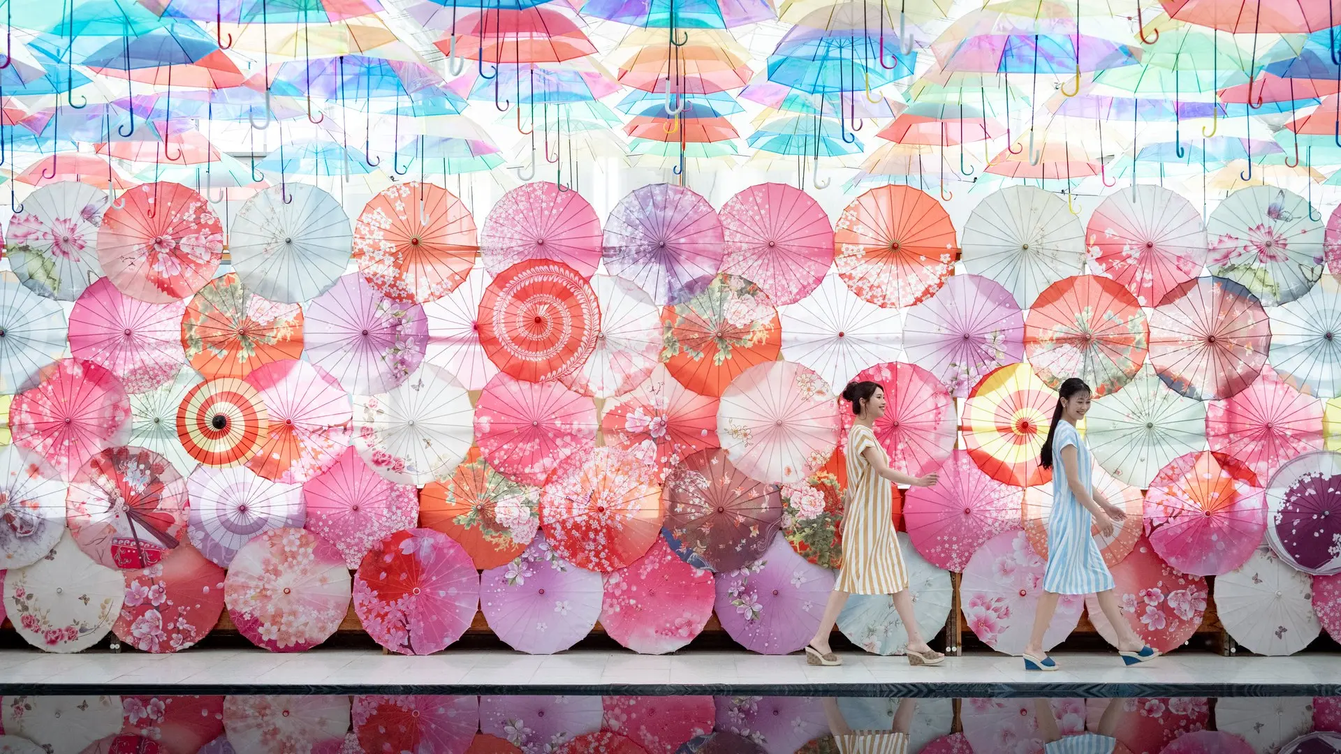 猪苗代ハーブ園 アンブレラスカイ